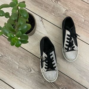 MICHAEL Michael Kors Malaga Glitter Canvas‎ Sneakers